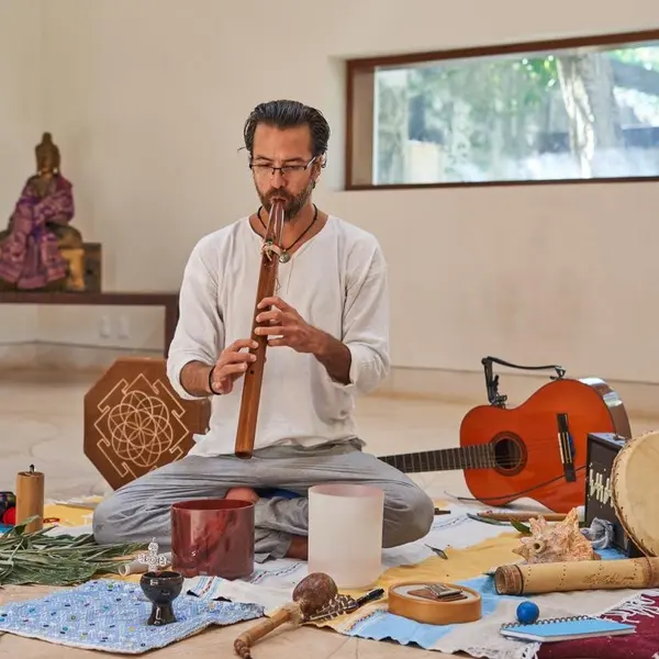 Ricardo Mones Valverde — sound healer in Mazunte & Zipolite